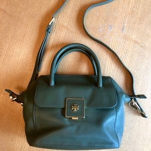 Tory Burch Clara Mini Crossbody Satchel, Olive